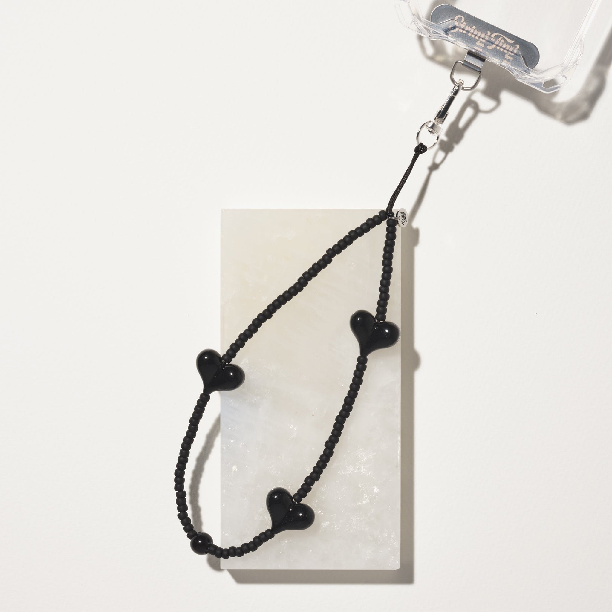 Heart Beat™ Midnight Request Line Wristlet Phone Strap