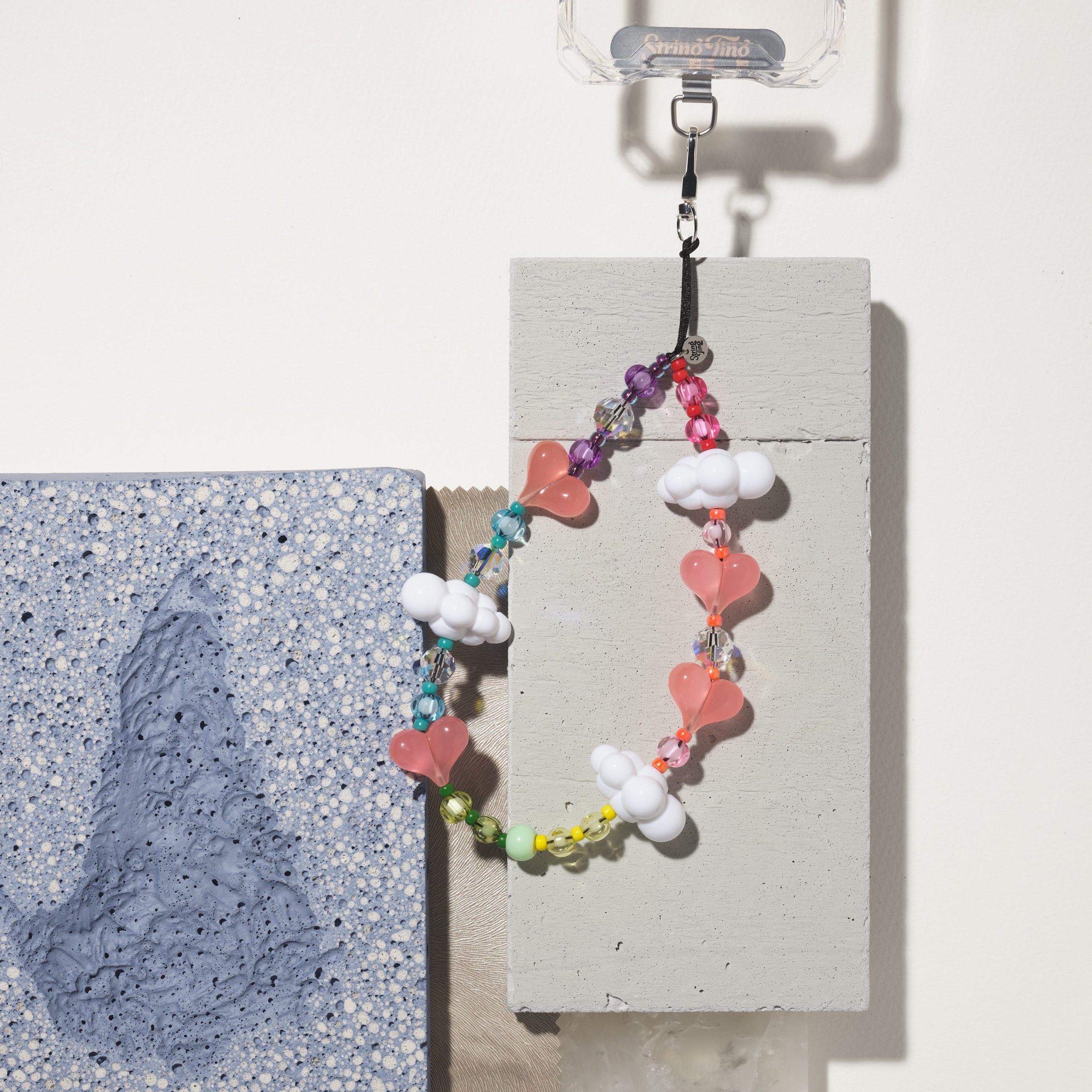 Rainbow Kawaii Wristlet Phone Strap