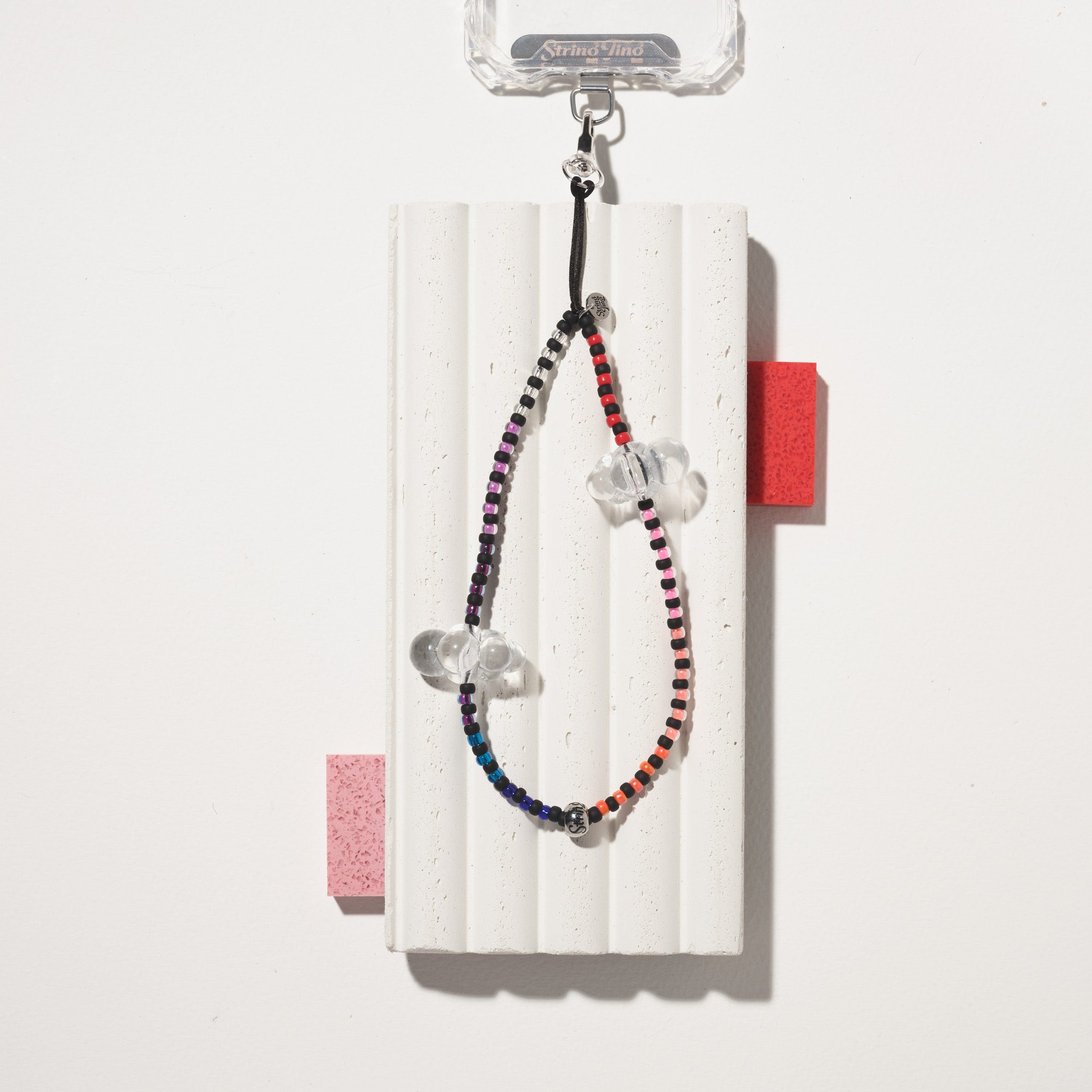 Colour Coded Jelly Cloud Wristlet Phone Strap