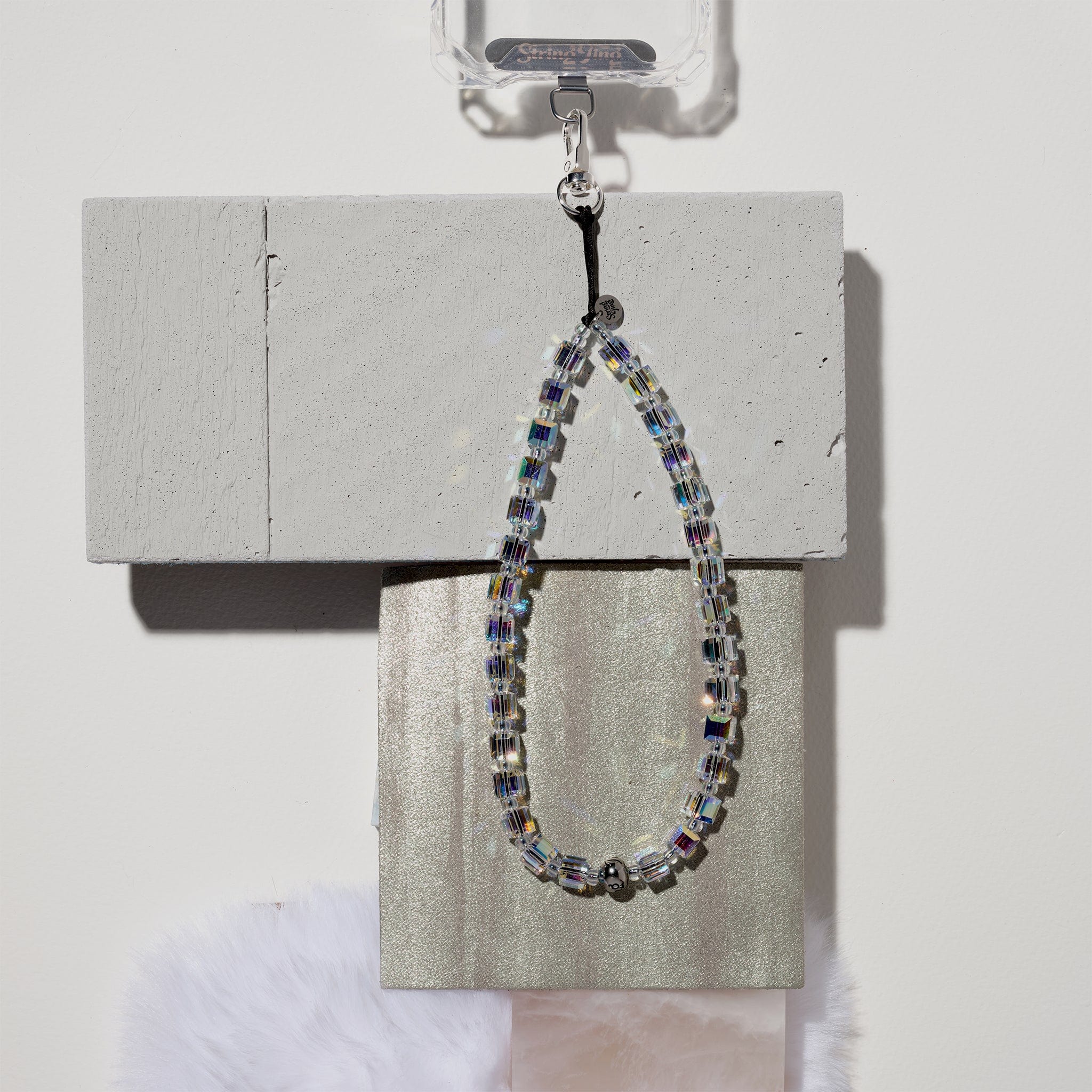 The Drip Ting Crystal Wristlet Phone Strap