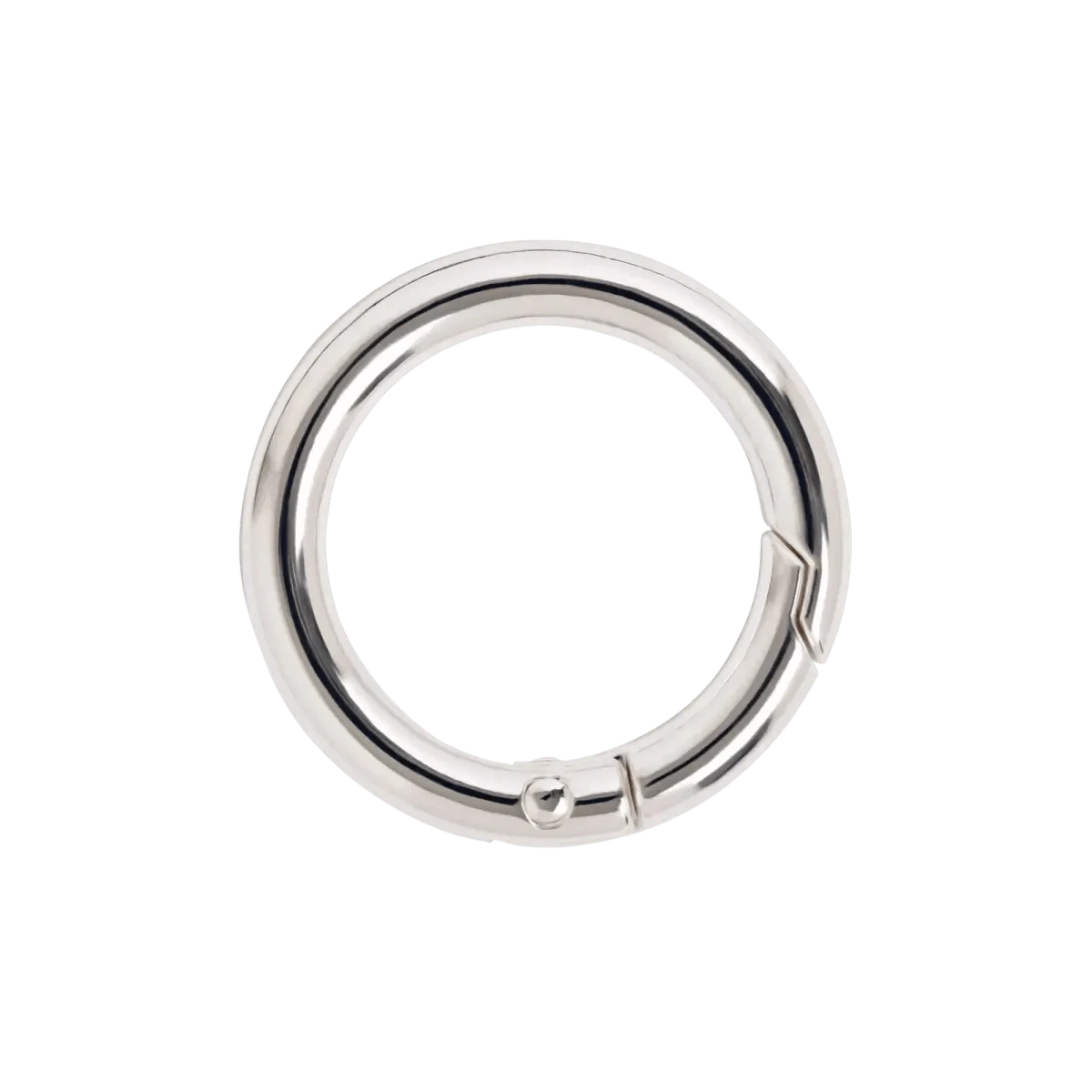 Silver Bag Clip Ring