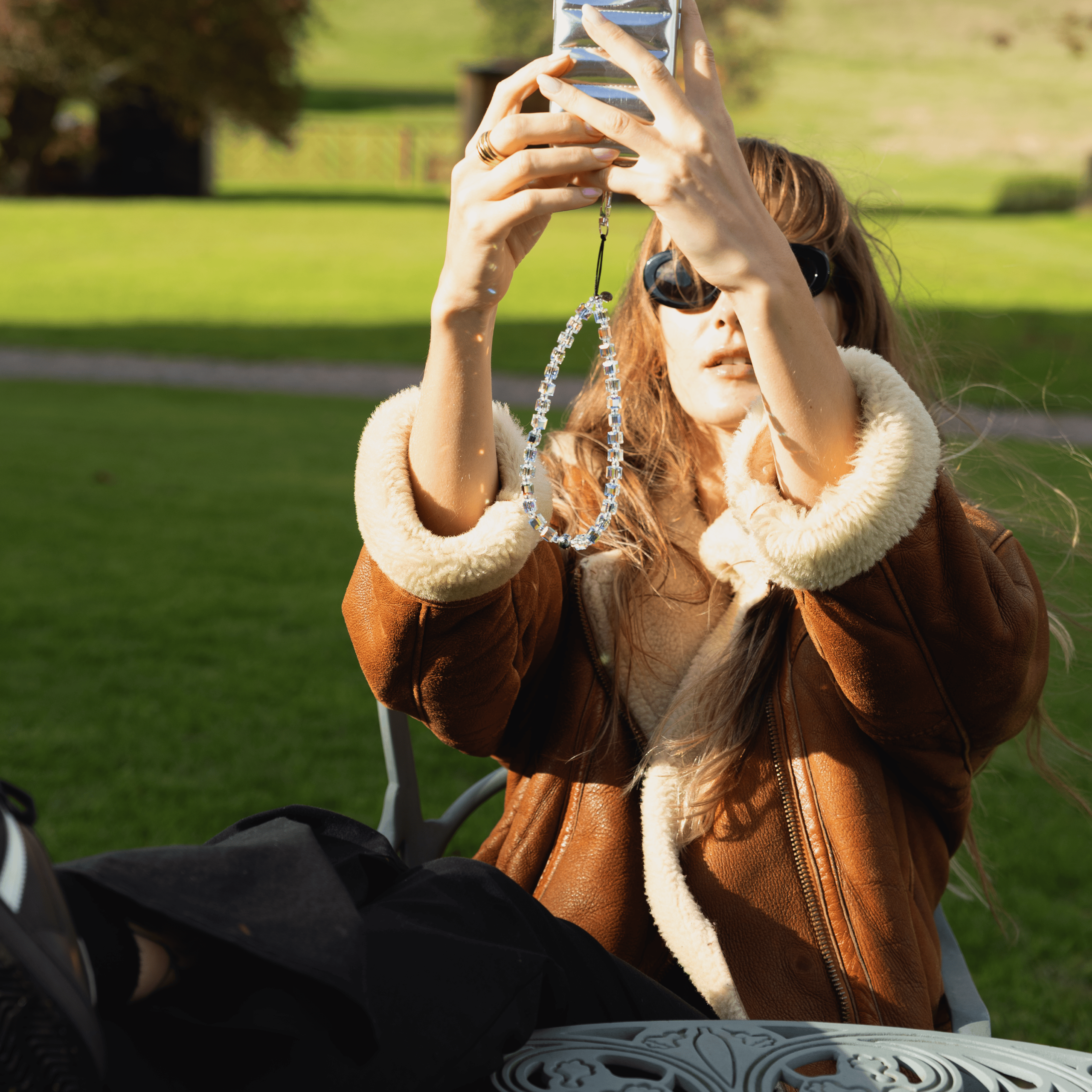 The Drip Ting Crystal Wristlet Phone Strap - Image 3