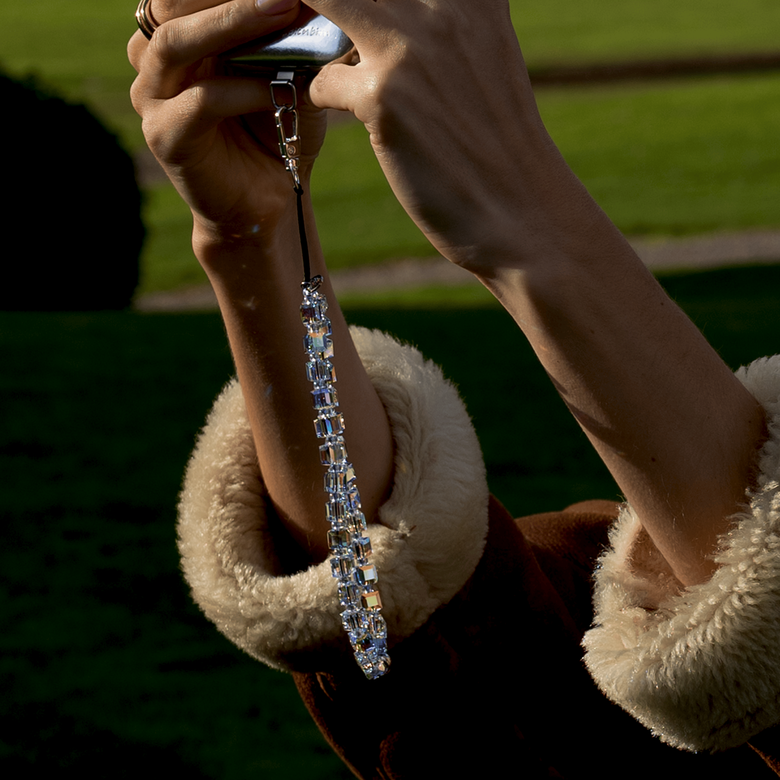 The Drip Ting Crystal Wristlet Phone Strap - Image 2