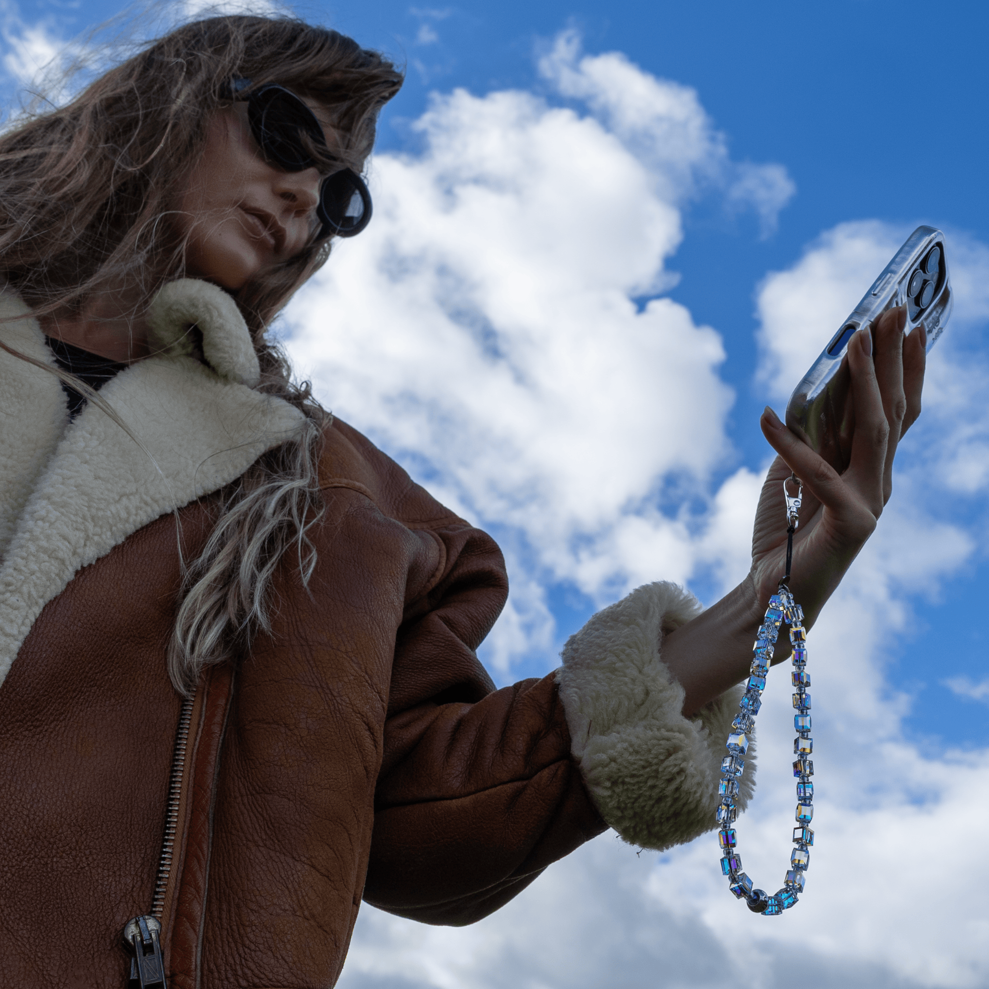 The Drip Ting Crystal Wristlet Phone Strap - Image 8