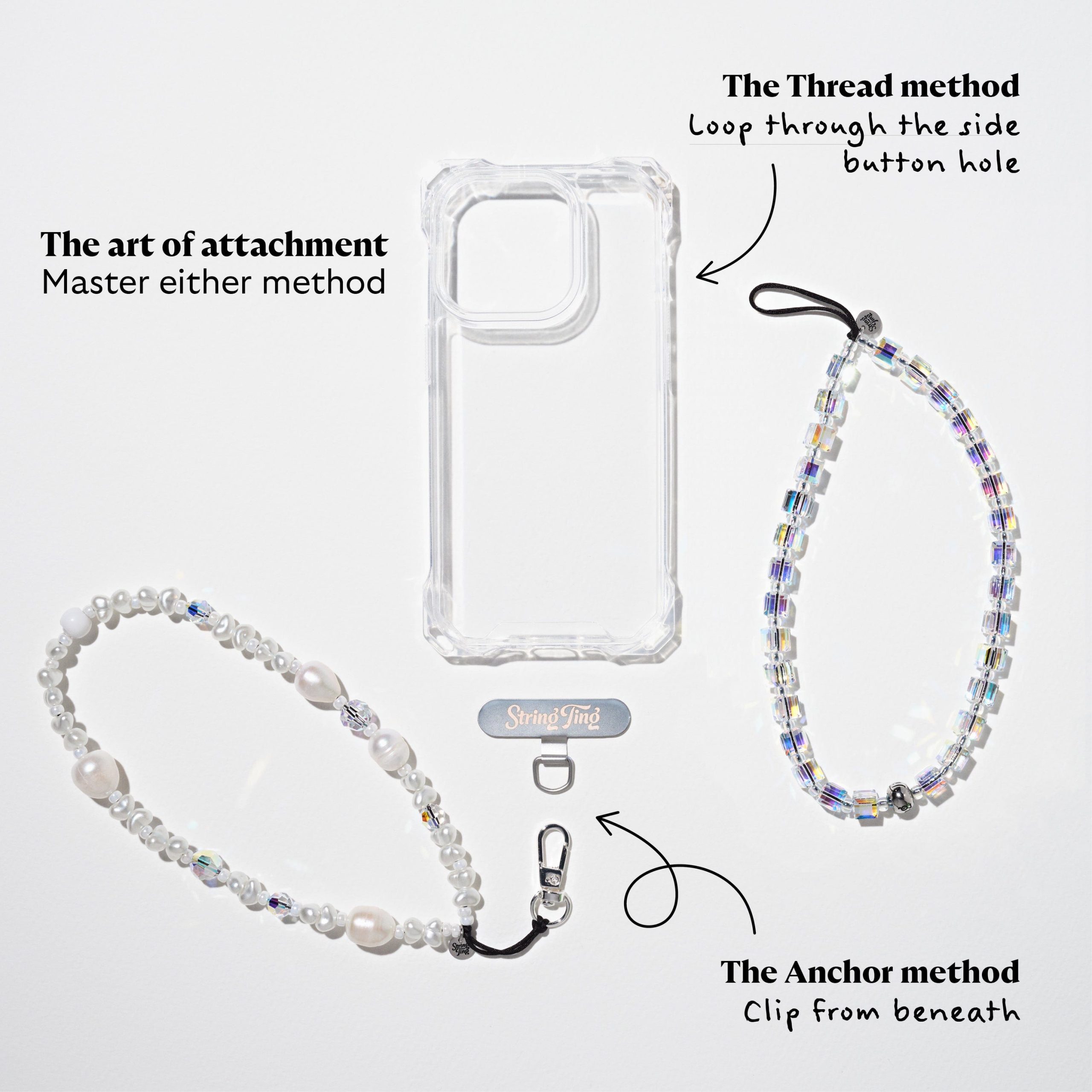 Colour Coded Jelly Cloud Wristlet Phone Strap - Image 5